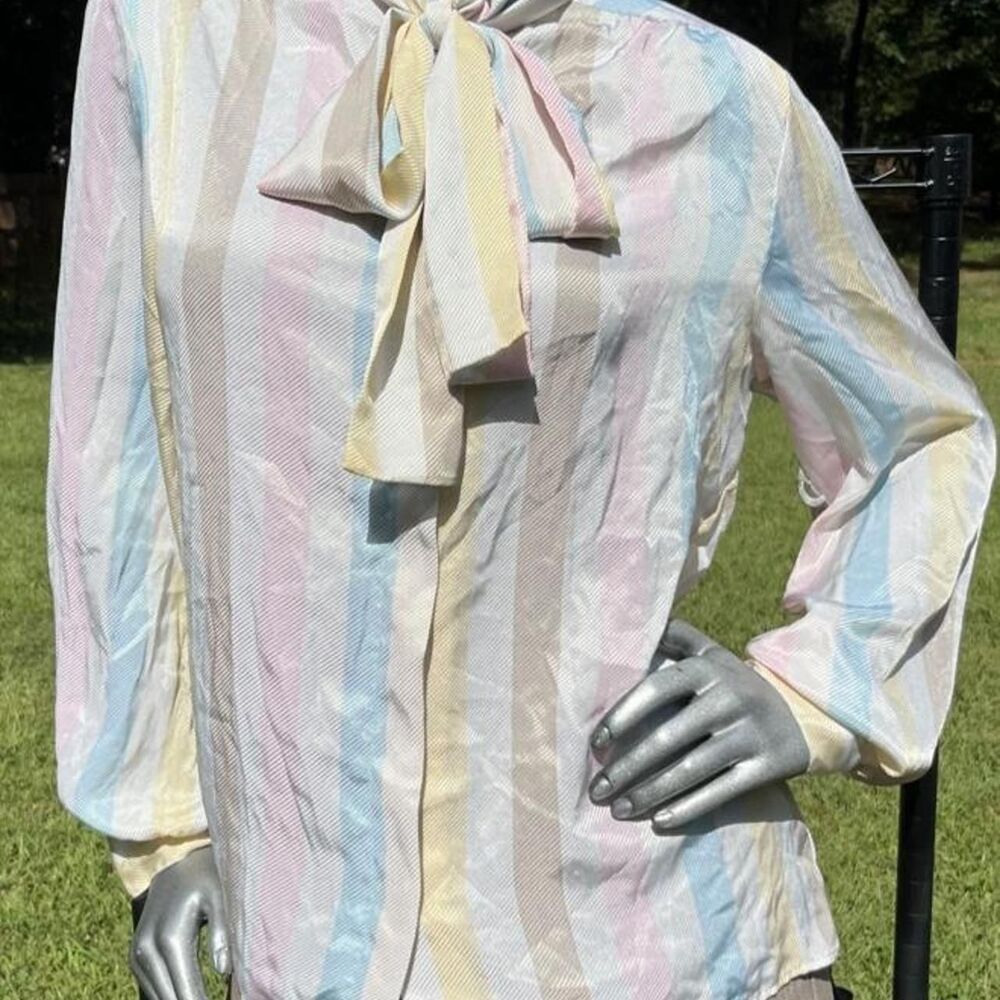 Leslie-fay Women's multi Blouse